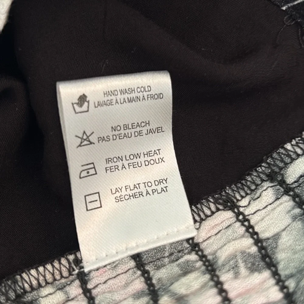 Saltwater Luxe Lenny Multi Floral Oasis Puff Sleeve Off Shoulder Crop Top - M - Picture 15 of 16